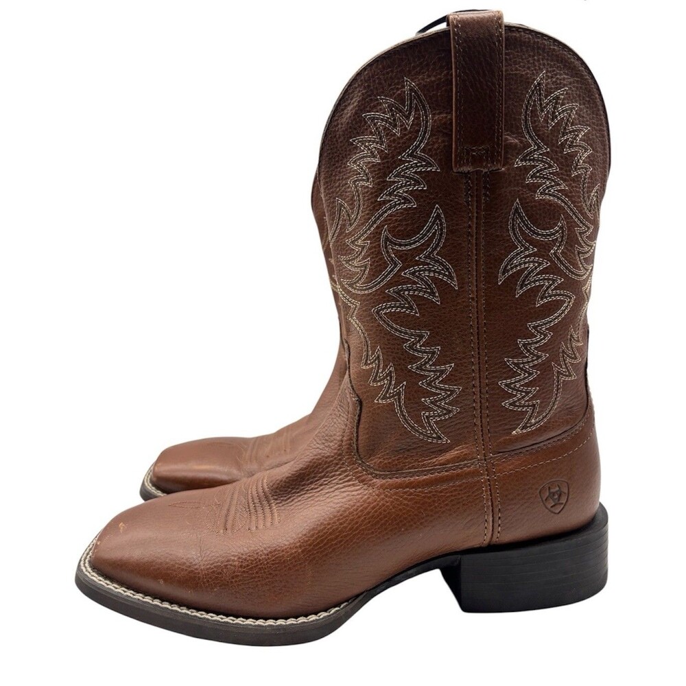 Ariat Sport Latigo Toasted Tan Soft Toe Western Boot 10044559 Mens Size 10EE